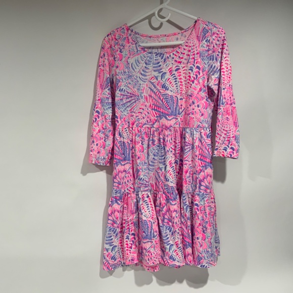 Lilly Pulitzer Geanna Swing Dress SZ Small Raz Berry Sea You Soon - Picture 4 of 7